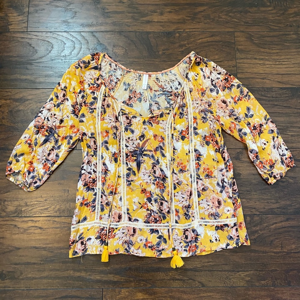 Target Xhilaration Peasant Top